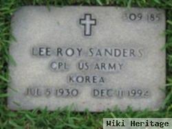 Lee Roy Sanders