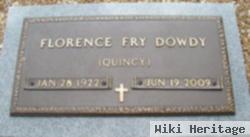 Florence "quincy" Fry Dowdy