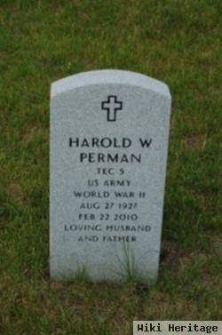 Harold W Perman