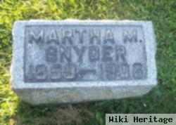 Martha M Snyder