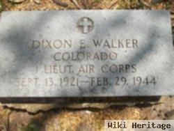 1Lt Dixon E Walker