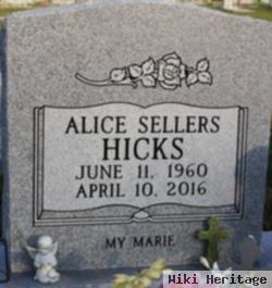 Alice Marie Sellers Hicks