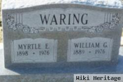 Myrtle E Waring