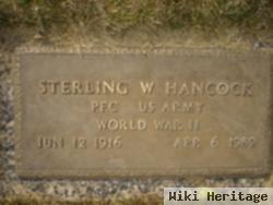 Sterling W Hancock