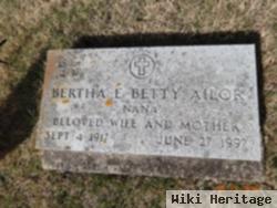 Bertha Elizabeth "betty" Richardson Ailor