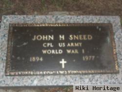 John H Sneed