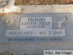 Edith "johnnie" Self Hood