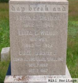 Eliza E Wilbur Spalding