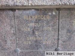 Harold S Alexander