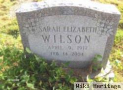 Sarah Elizabeth Wilson