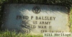 Fred P Balsley