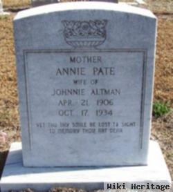 Annie Pate Altman