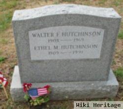 Walter F Hutchinson