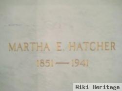 Martha E "mattie" Hatcher