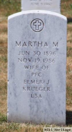 Martha M Krueger