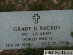 Grady Doyle Backus, Sr