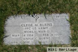 Clyde M Burns