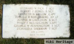 Tsgt Leonard W Fick