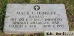 Pvt Mack C. Hensley