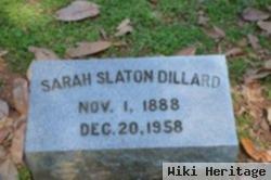 Sarah Slaton Dillard