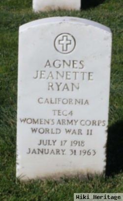 Agnes Jeanette Ryan