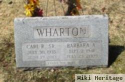 Barbara A Carnes Wharton