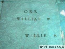 William W Orr