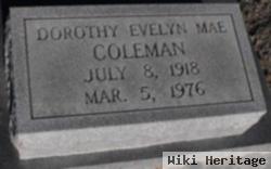 Dorothy Evelyn Mae Coleman