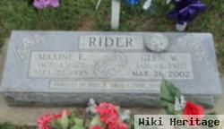 Maxine E. Hall Rider