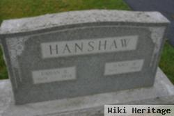 Jennie W Hanshaw