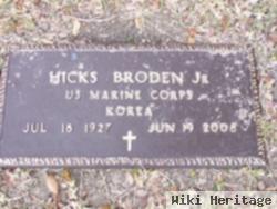 Hicks Broden, Jr