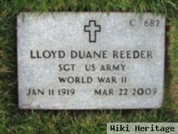 Lloyd Duane Reeder