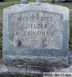 Marguerite Goelzer Buckingham