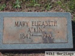 Mary Elizabeth "lizzie" Mahaffey Atkins