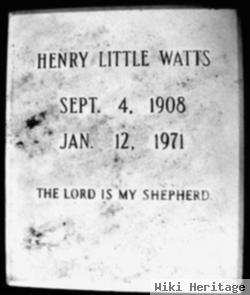 Henry Little Watts