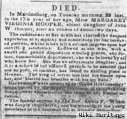 Margaret Virginia Hooper