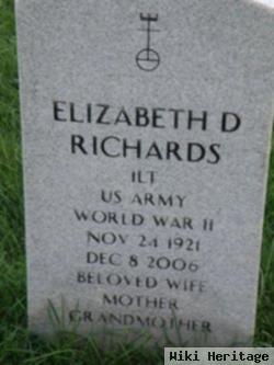 Elizabeth D Richards