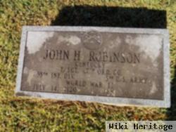 Tsgt John H Robinson