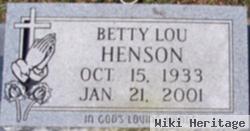 Betty Lou Henson