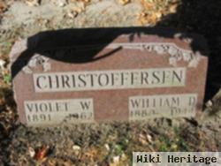 William D Christoffersen