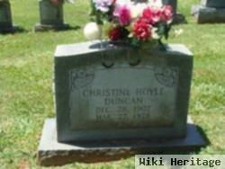 Christine Hoyle Duncan