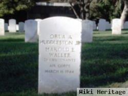 2Lt Orla A Huddleston, Jr