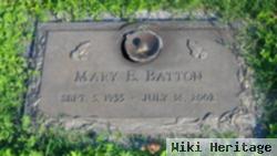 Mary E Batton