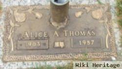 Alice A Thomas