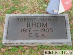 Robert Henry Rhom