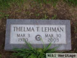 Thelma T Kemp Lehman