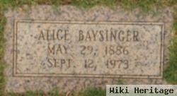 Alice Baysinger