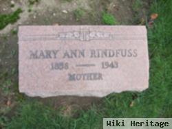 Mary Ann Maher Rindfuss