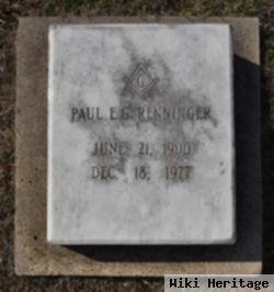 Paul Eugene Gerhart Renninger