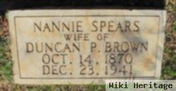 Nannie Spears Brown